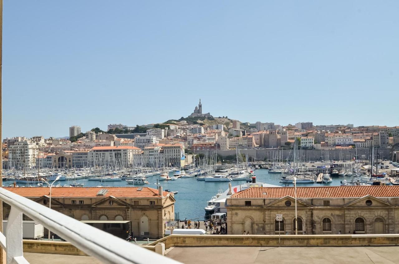 Massilia Blue - Grand Appartement Refait A Neuf Avec Vue Sur Le Vieux Port Marsilya Dış mekan fotoğraf